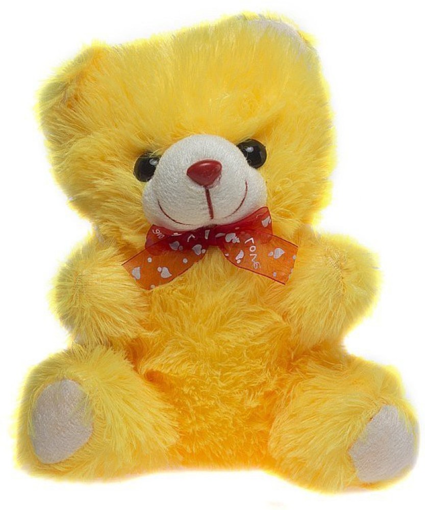 Small yellow on sale teddy bear