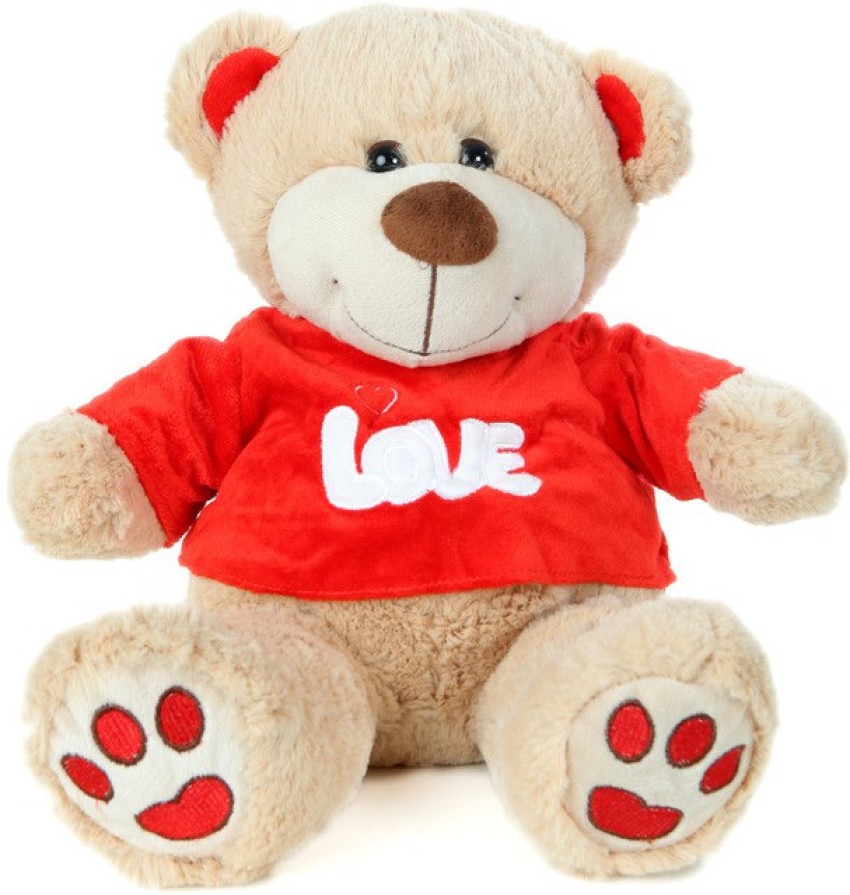 Rare 7ft Teddy and Hugs Life Size Teddy Bears in Red Heart T-shirt