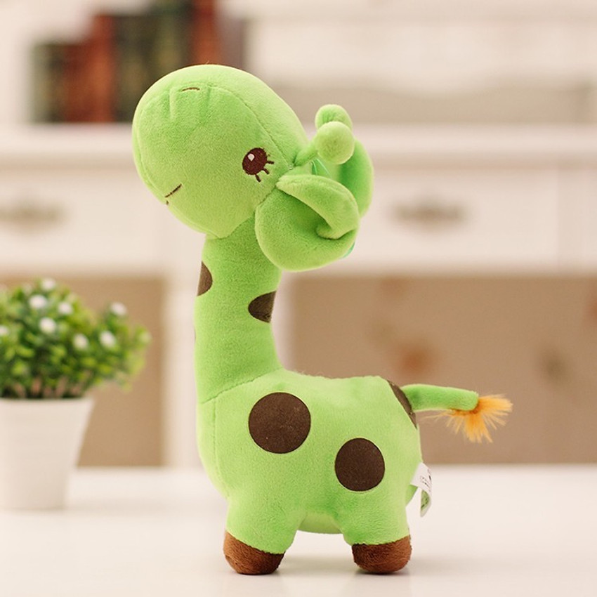 ToynJoy Small Hanging Green Giraffe Cute Soft Plush toy as