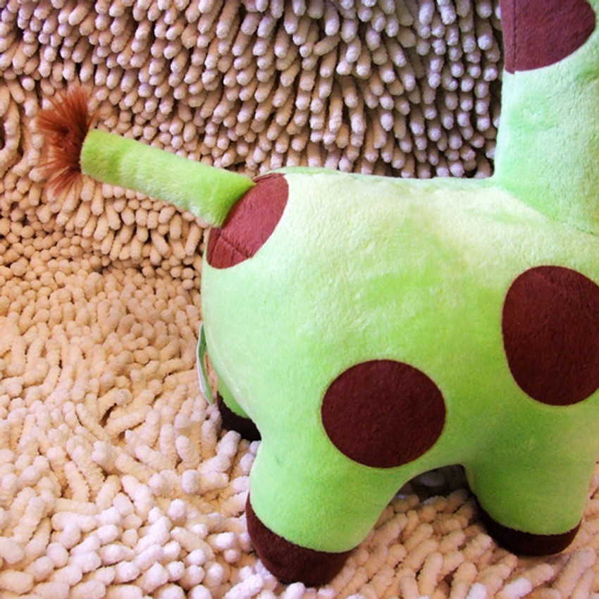 Green giraffe stuffed animal store