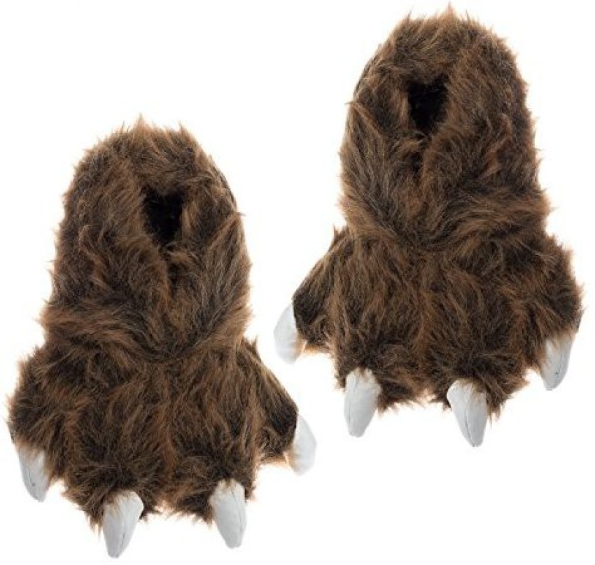 Grizzly bear best sale paw slippers