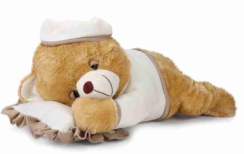 Starwalk Sleeping Bear Plush Beige Color 56 cm Sleeping Bear