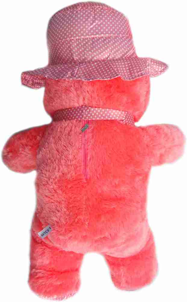 Big teddy 2024 bear with cap