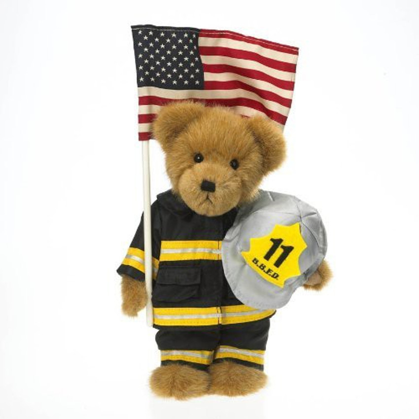 Boyds Bears Firefighter Mcbruin 911 Commemorative Plush Bear 10