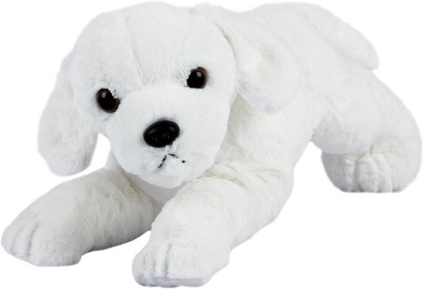 White Super Cute Dog Plush Toy Puppy Doll