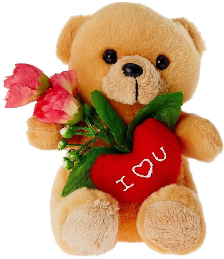 Tickles Cute I Love You Teddy with Flower - 18 cm - Cute I Love ...