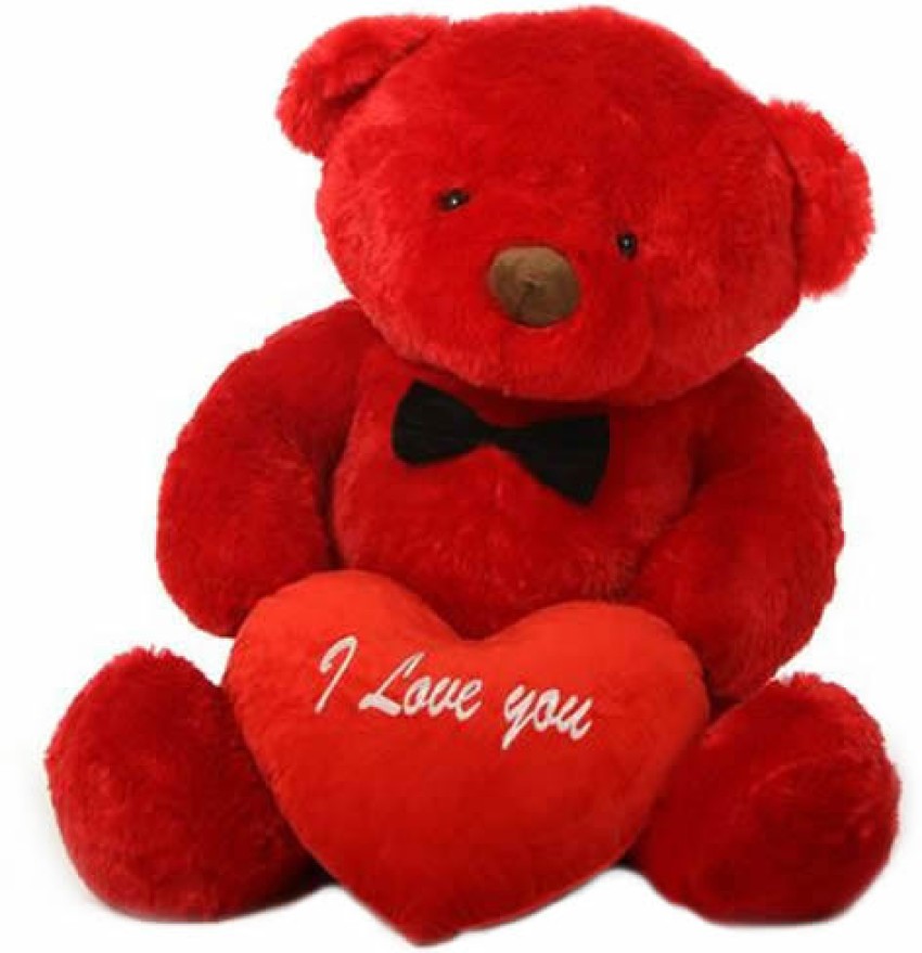 valentine teddy bear with heart shaped feet