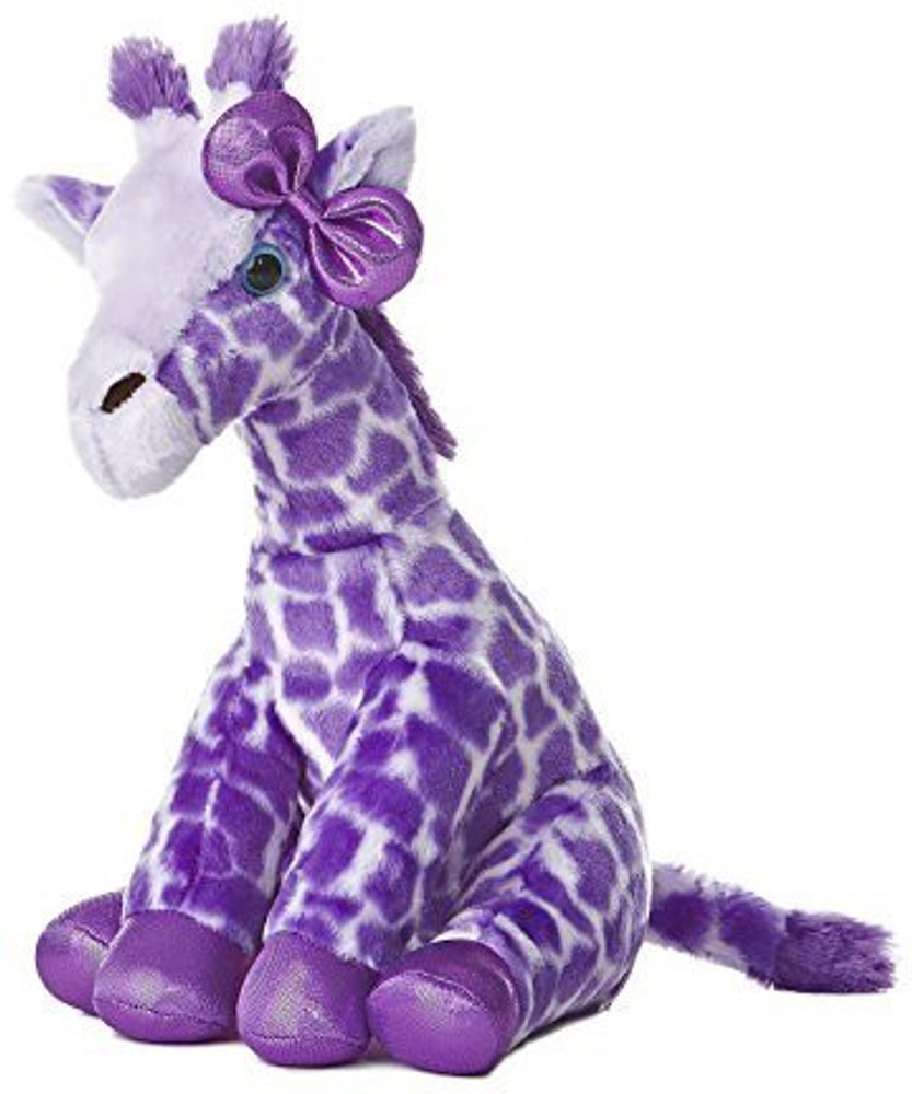 Purple giraffe plush top