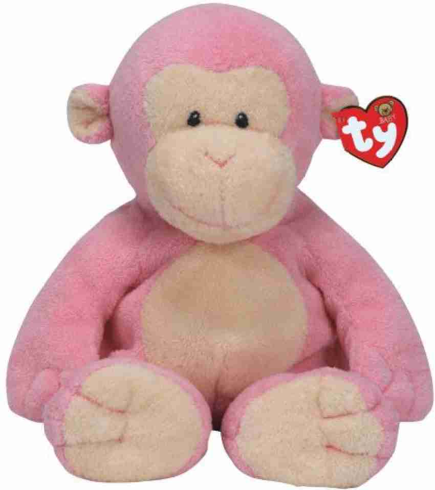 Pink monkey cheap soft toy