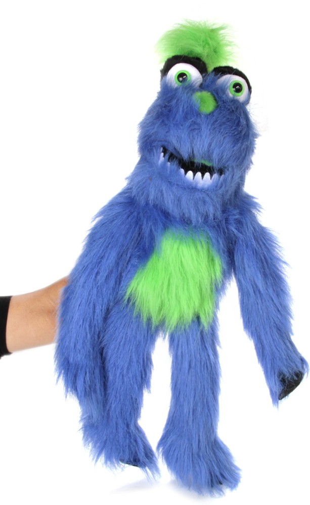 27 sale inch blue monster puppet doll