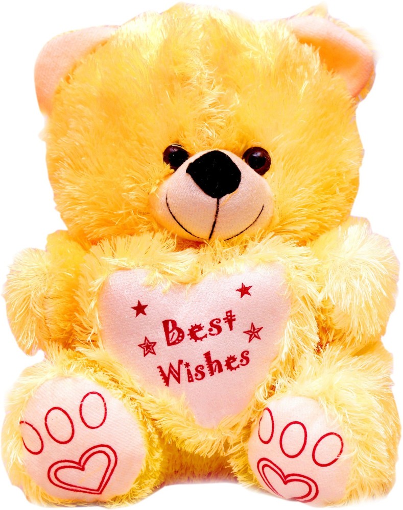 Vpra Mart Best Wishes Yellow Teddy Bear - 35 cm - Best Wishes ...