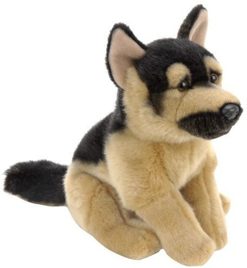 Plush black german deals shepherd