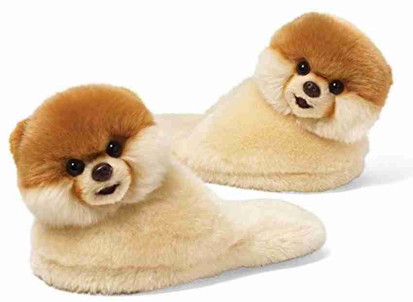 GUND Boo The Worlds Cutest Dog Child Sized Slippers 9 Plush, One