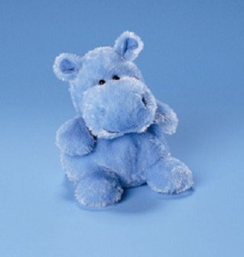 Blue hippo store stuffed animal