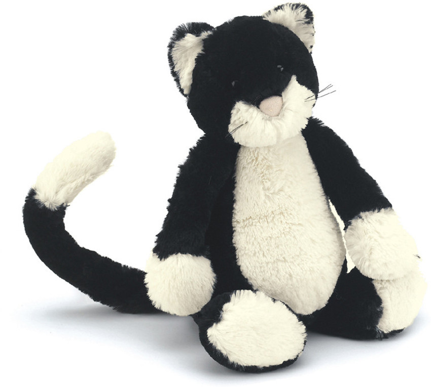 Jellycat black and white cat clearance