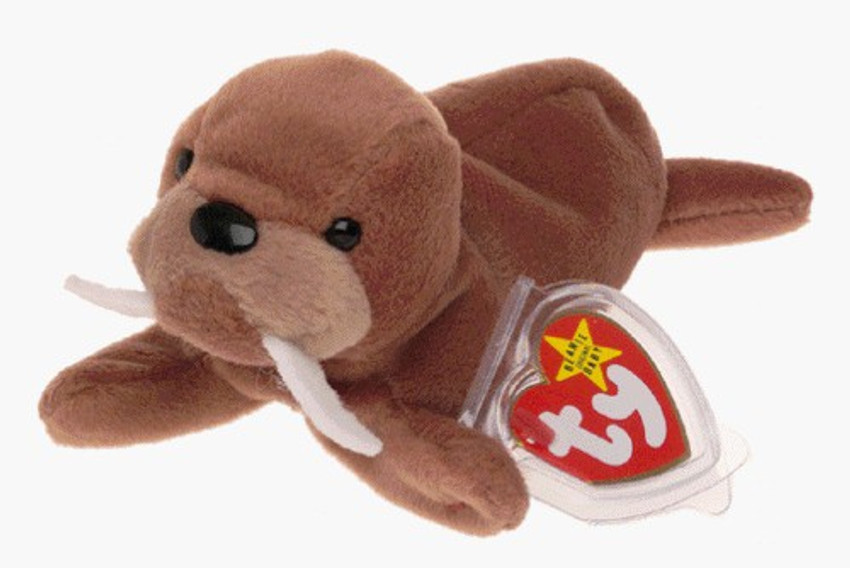 Tusk the walrus beanie baby new arrivals
