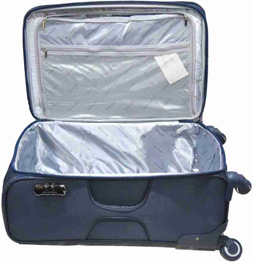 American Club ExclusiveTrolleyBag1AW Expandable Check in Suitcase 4 Wheels 28 inch Blue Price in India Flipkart