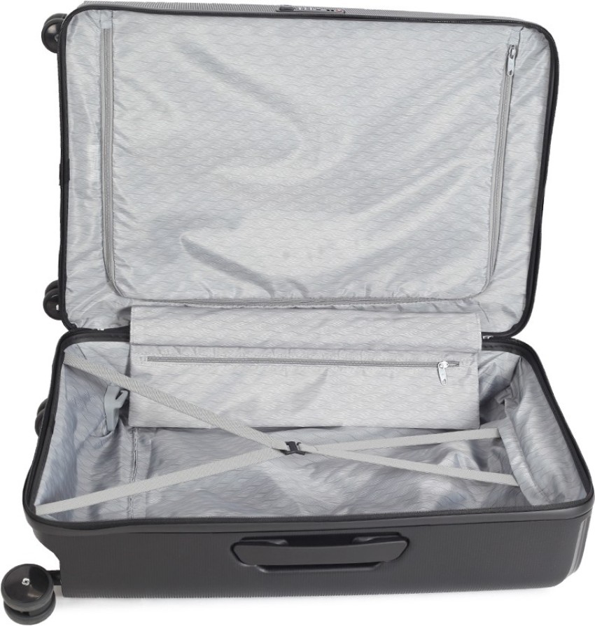 SAMSONITE OPTIC SPINNER 69 METALIC BLACK Check in Suitcase 4 Wheels 27 inch Black Price in India Flipkart