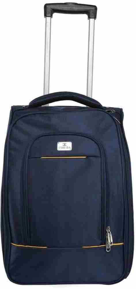 ESBEDA TROLLEY BAG BLUE TB01 1133 Cabin Suitcase 2 Wheels 20 inch BLUE Price in India Flipkart