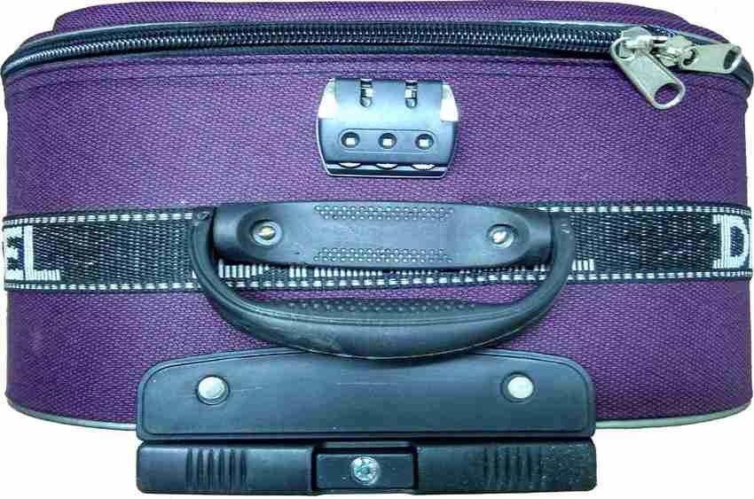 DIESEL 22 Inches Cabin Suitcase 3 Wheels 22 inch Maroon Price