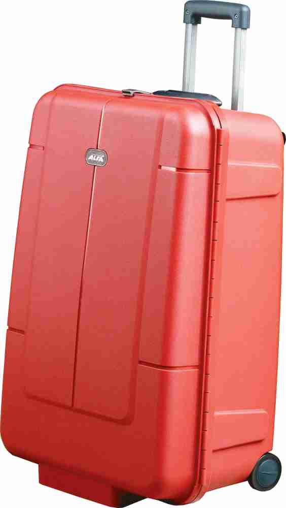 ALFA Boxer Dlx Cabin Suitcase 2 Wheels 22 inch Red Price in