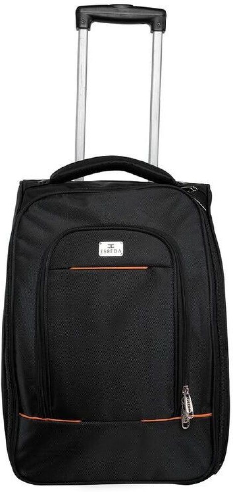 Esbeda leather 2024 trolley bag