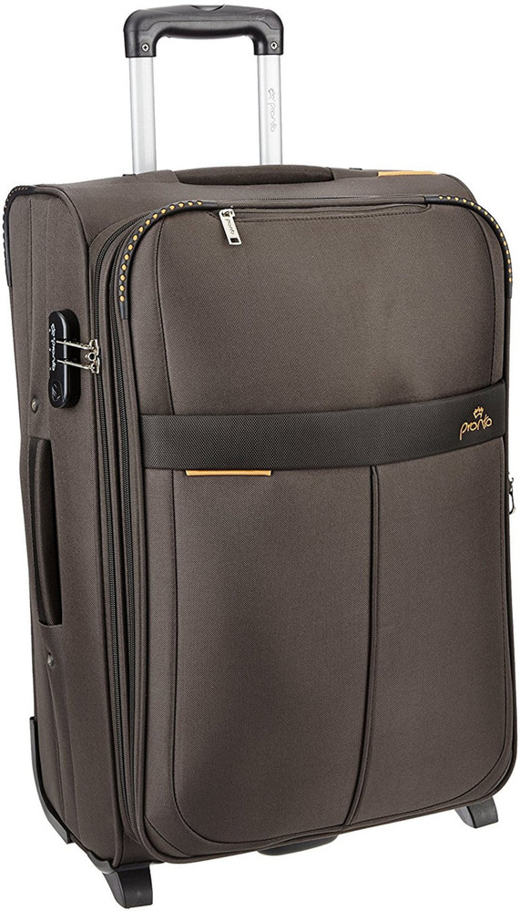 pronto Oxford Expandable Check in Suitcase 2 Wheels 27 inch Coffee Price in India Flipkart