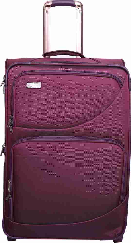 sinomate Supreme Expandable Check in Suitcase 4 Wheels 28 inch Purple Price in India Flipkart