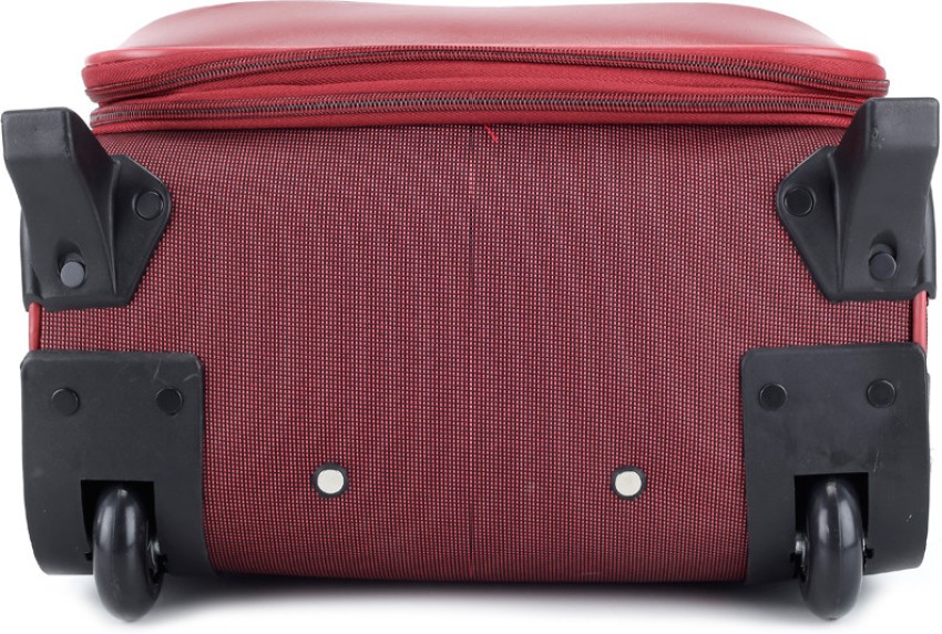 ALFA Hero Plus Expandable Cabin Suitcase 2 Wheels - 22 inch Red 