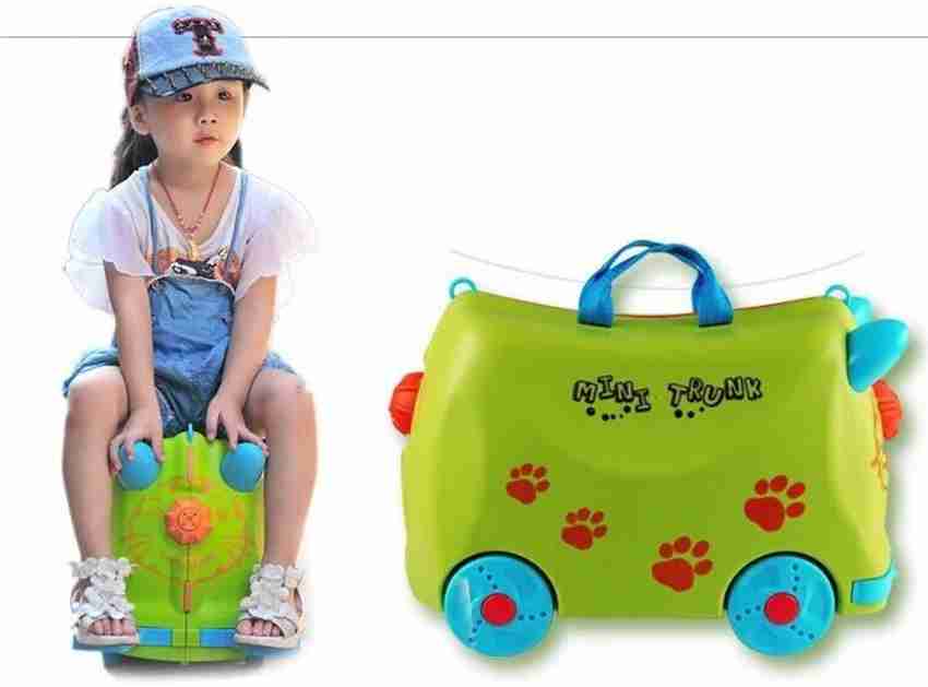Toys Bhoomi Kids Mini Trunk Ride and Roll Suit Case Luggage Small Travel Bag Price in India Reviews Ratings Specifications Flipkart