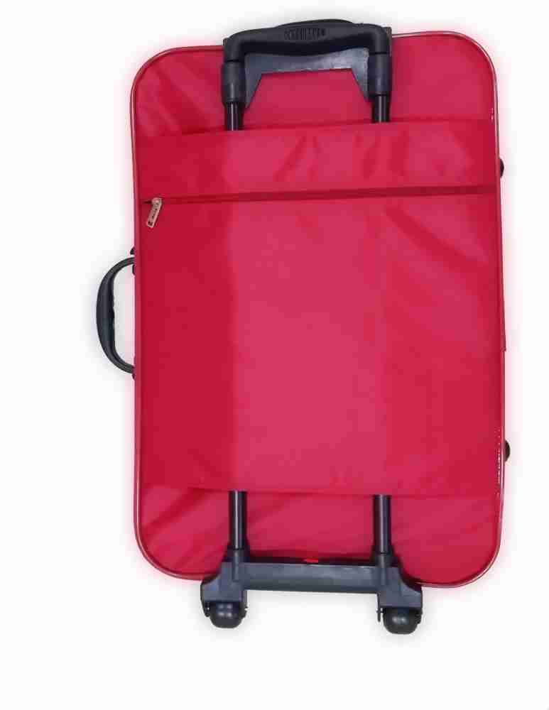 ALFA Volcano Cabin Suitcase 2 Wheels 21 inch Red Price in India Flipkart