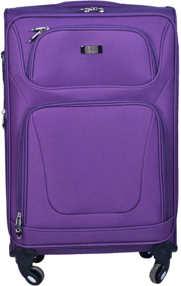 sprint Trolley Case Expandable Check in Suitcase 4 Wheels 24 inch Purple Price in India Flipkart