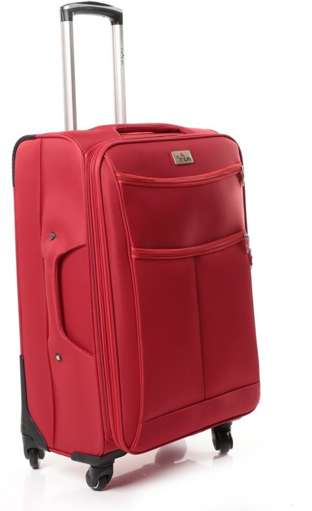 FLYLITE FW 528 Expandable Check in Suitcase 4 Wheels 28 inch Red Price in India Flipkart