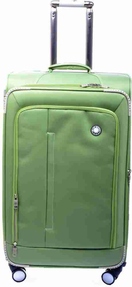 Bluemoon B 20 Expandable Check in Suitcase 4 Wheels 28 inch Green Price in India Flipkart