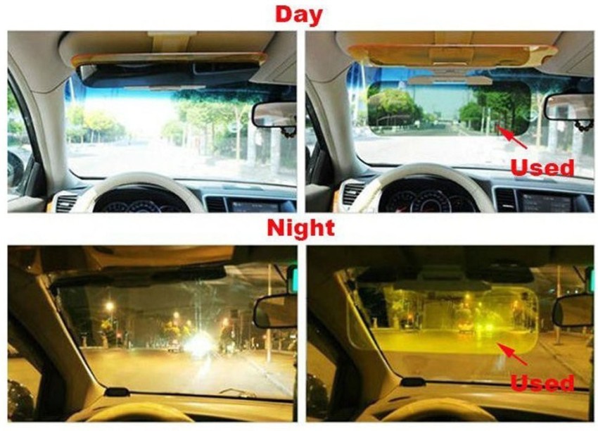 Car Sun Visor 2 In 1 Universal Day and Night Anti-dazzle Visor