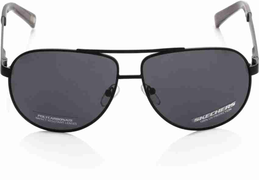 Skechers men's 5017 aviator sunglasses hotsell