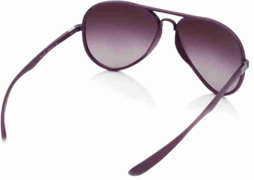 Ray ban best sale purple aviator sunglasses