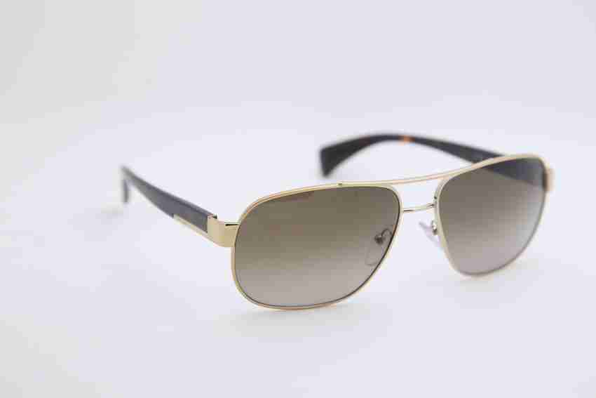 Buy Prada Rectangular Sunglasses Green For Men Women Online