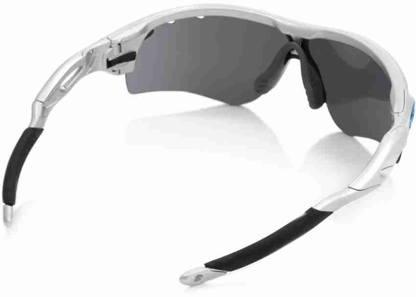 Buy OAKLEY RADARLOCK PATH Round Sunglass Blue For Men Online 