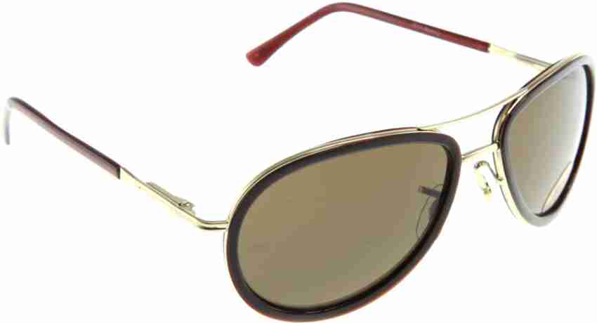 Buy Alfa Bravo Aviator Sunglasses Brown For Men Online Best Prices in India Flipkart