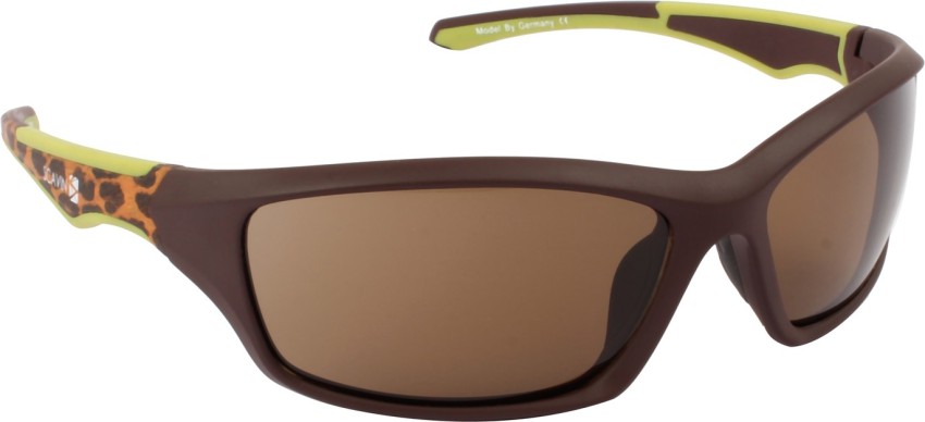 Buy Scavin Wrap-around Sunglasses Red For Boys & Girls Online @ Best Prices  in India