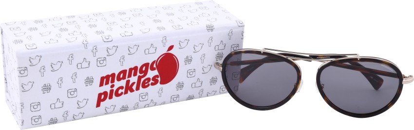 Buy Mango Pickles Aviator Sunglasses Black For Men Women Online Best Prices in India Flipkart