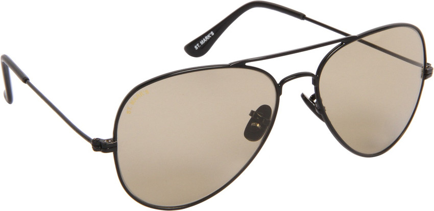 Buy St. Mark s Aviator Sunglasses Brown For Men Women Online