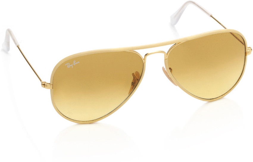 Buy Ray Ban Aviator Sunglasses Yellow For Men Online Best Prices in India Flipkart