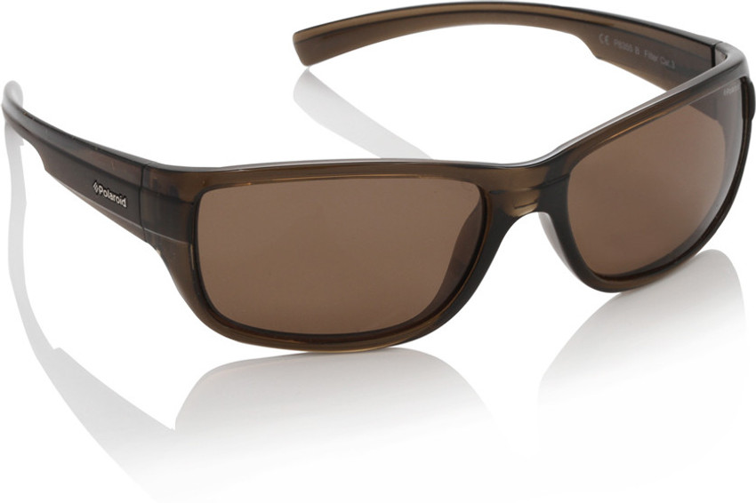 Buy POLAROID Round Sunglasses Brown For Men Online Best Prices