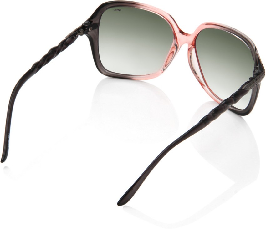 Buy Equal Over-sized Sunglasses Green For Women Online @ Best Prices in  India