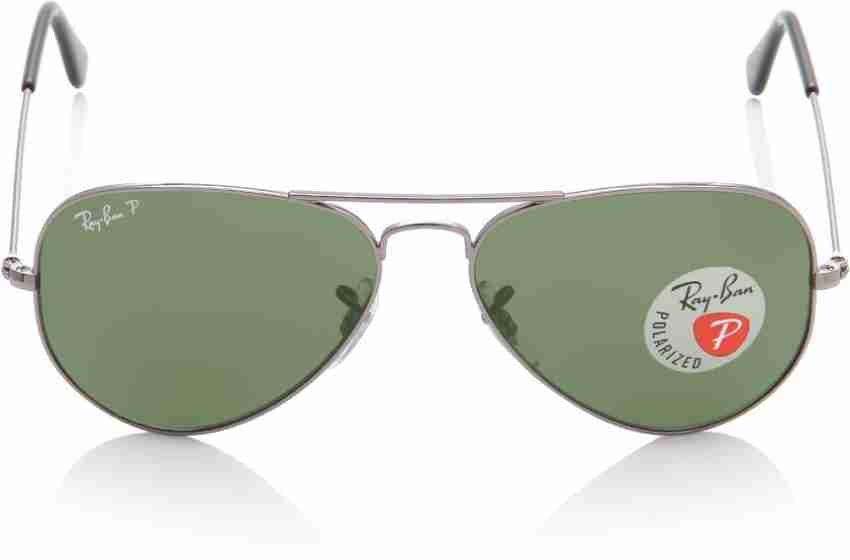 Ray ban aviator hot sale green aviator sunglasses