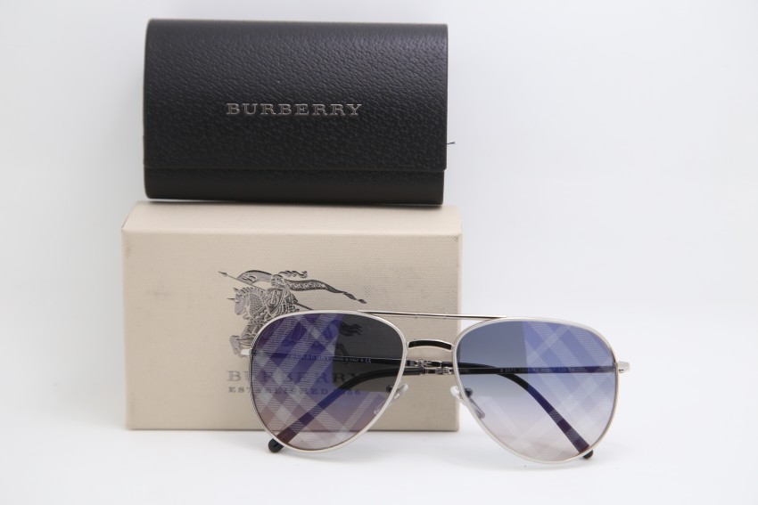 Burberry folding hot sale pilot sunglasses