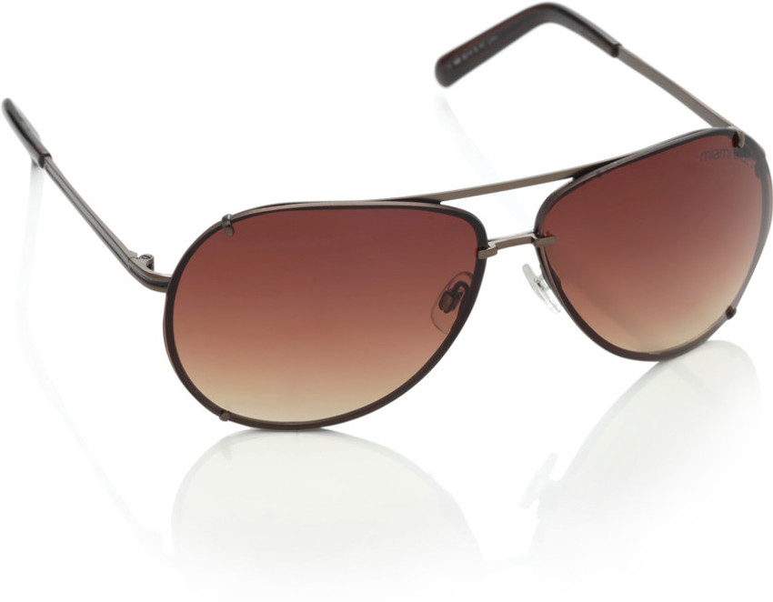 Buy Miami Blues Aviator Sunglasses Brown For Men Online Best Prices in India Flipkart