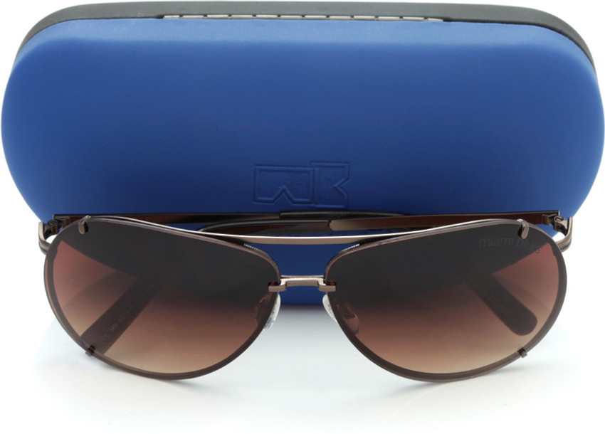 Buy Miami Blues Aviator Sunglasses Brown For Men Online Best Prices in India Flipkart